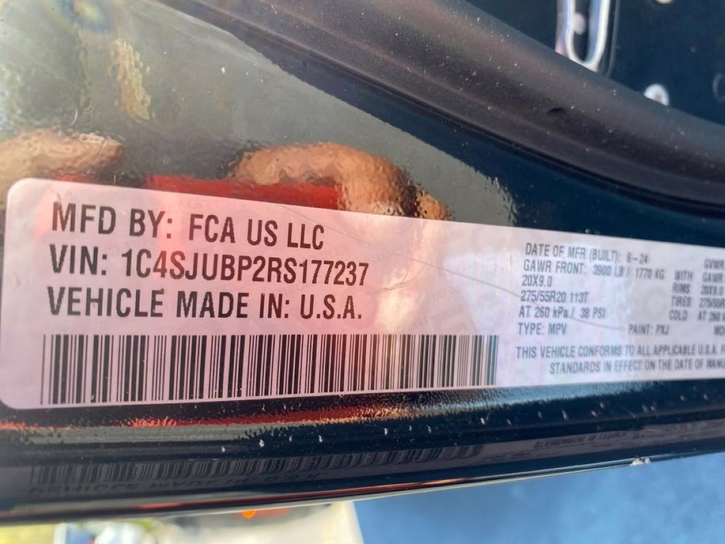 2024 Diamond Black Crystal Pearlcoat Jeep Wagoneer Series II RWD SUV