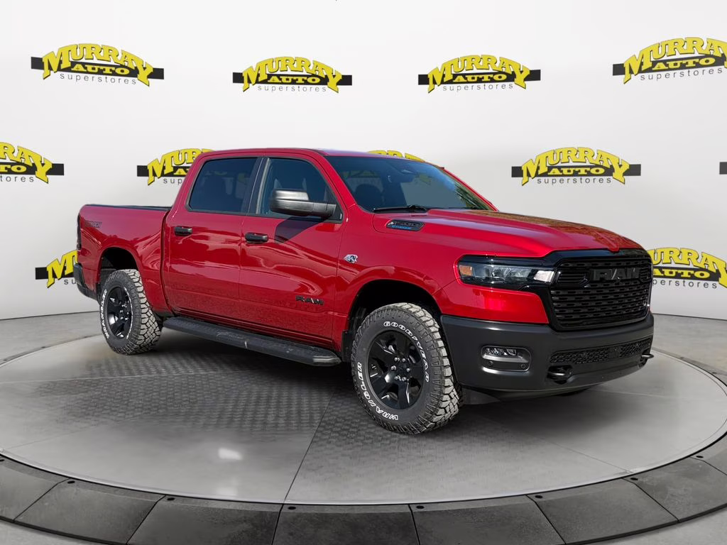 2026 Molten Red Pearlcoat Ram 1500 Warlock 4X4 Truck