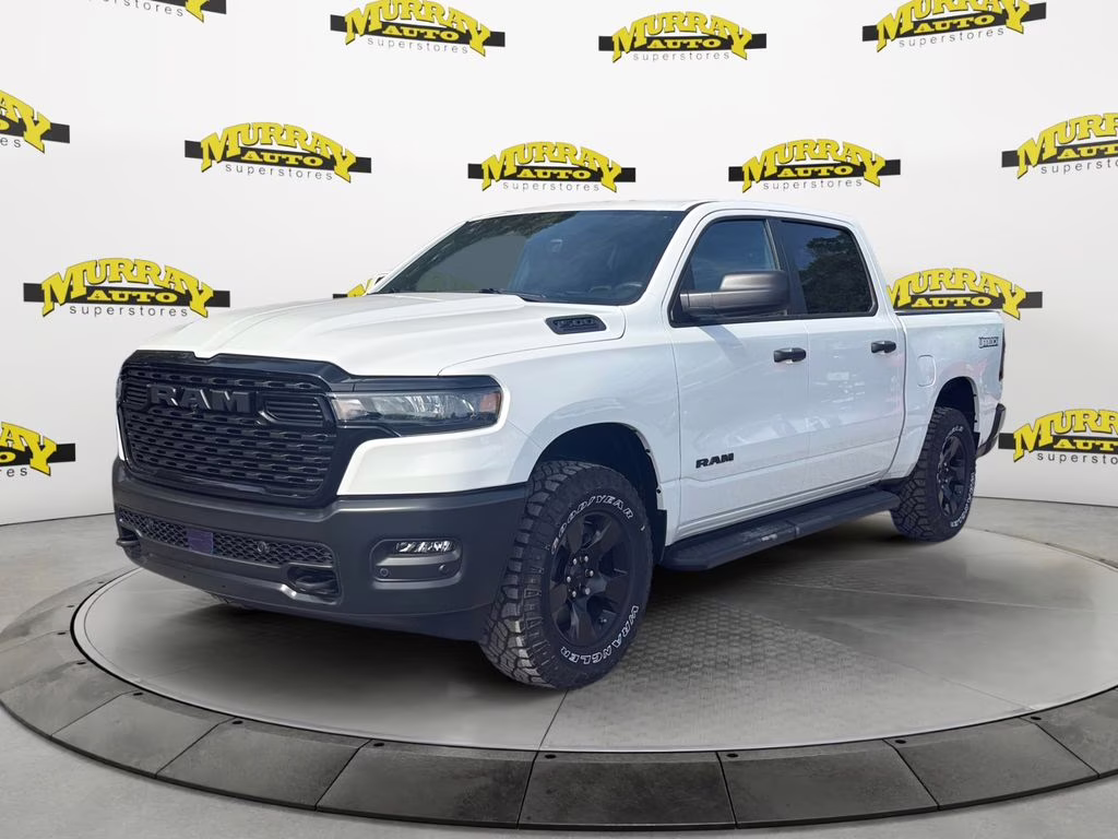 2026 Bright White Clearcoat Ram 1500 Warlock 4X4 Truck