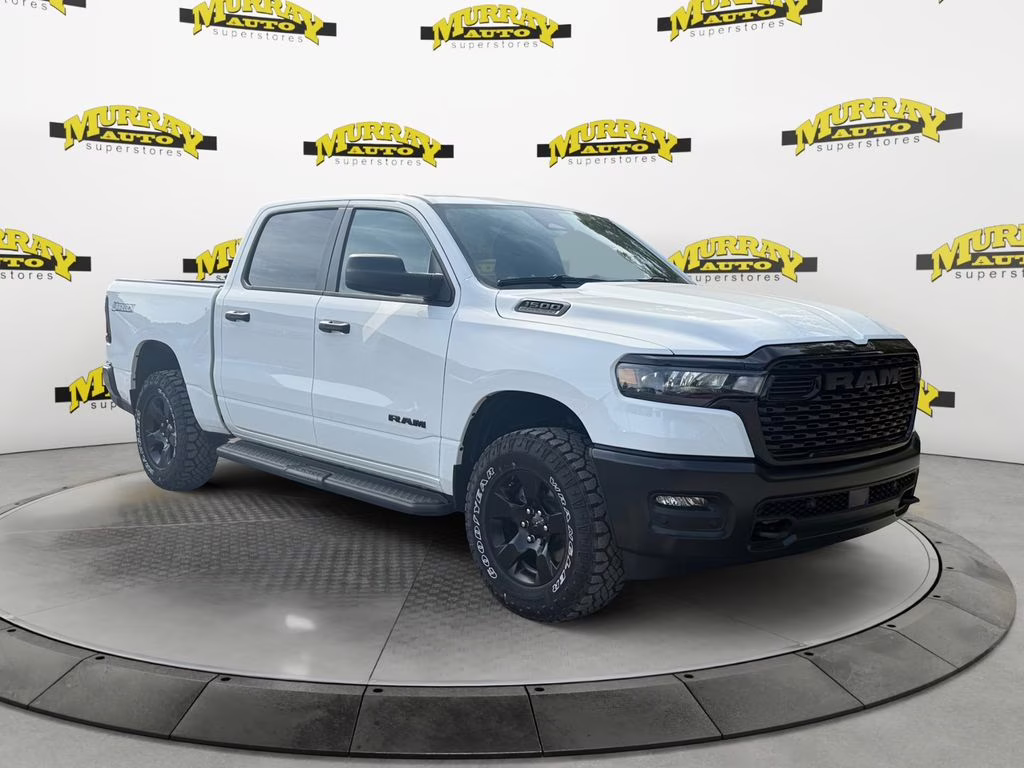 2026 Bright White Clearcoat Ram 1500 Warlock 4X4 Truck