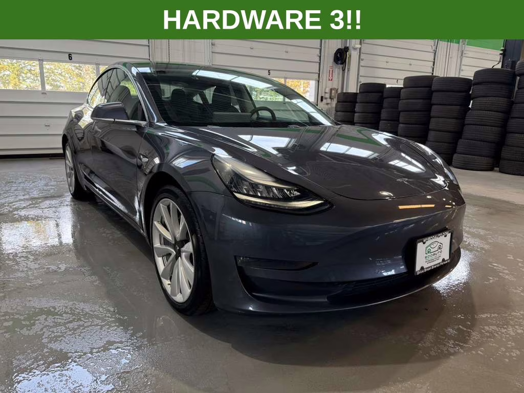 2020 Midnight Silver Metallic Tesla Model 3 Long Range AWD Sedan