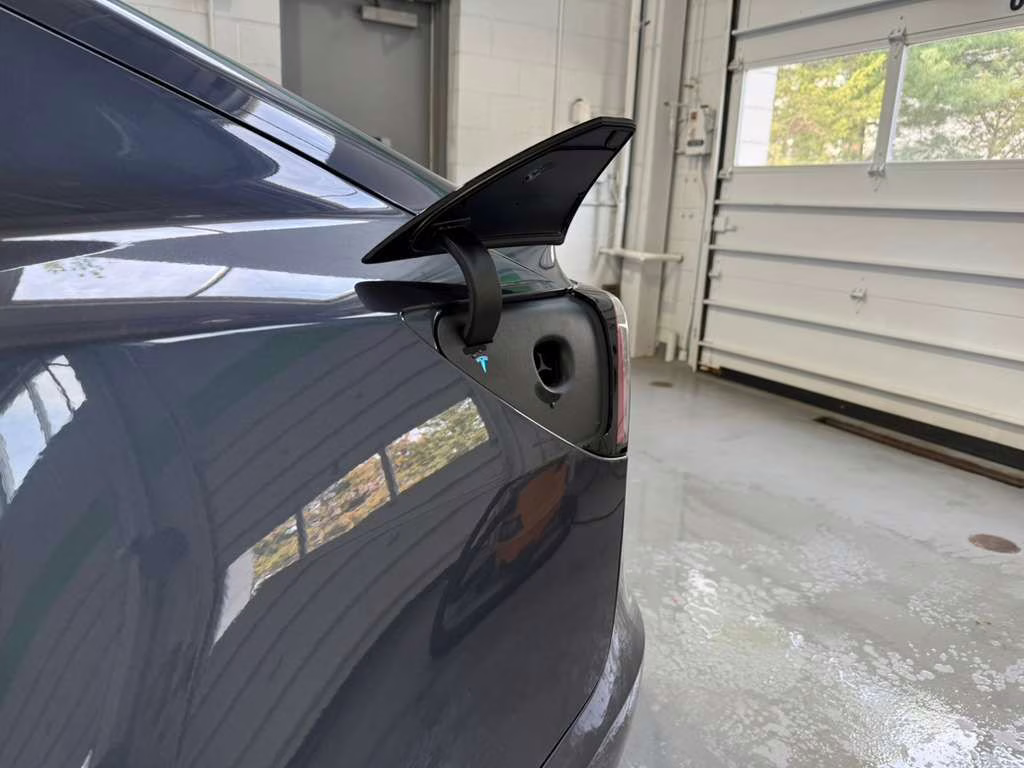 2020 Midnight Silver Metallic Tesla Model 3 Long Range AWD Sedan