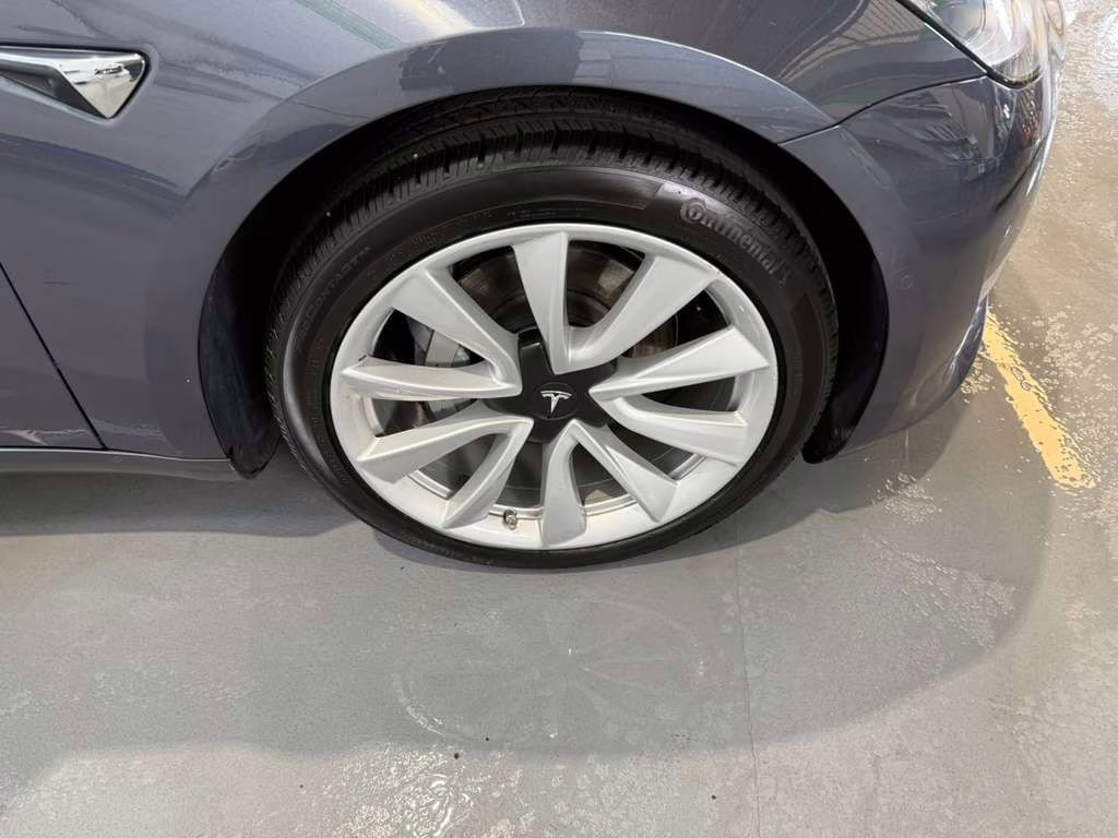 2020 Midnight Silver Metallic Tesla Model 3 Long Range AWD Sedan