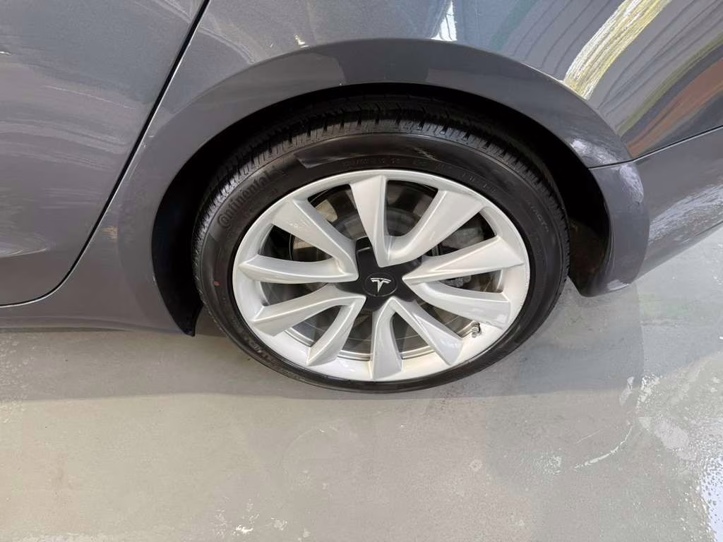 2020 Midnight Silver Metallic Tesla Model 3 Long Range AWD Sedan