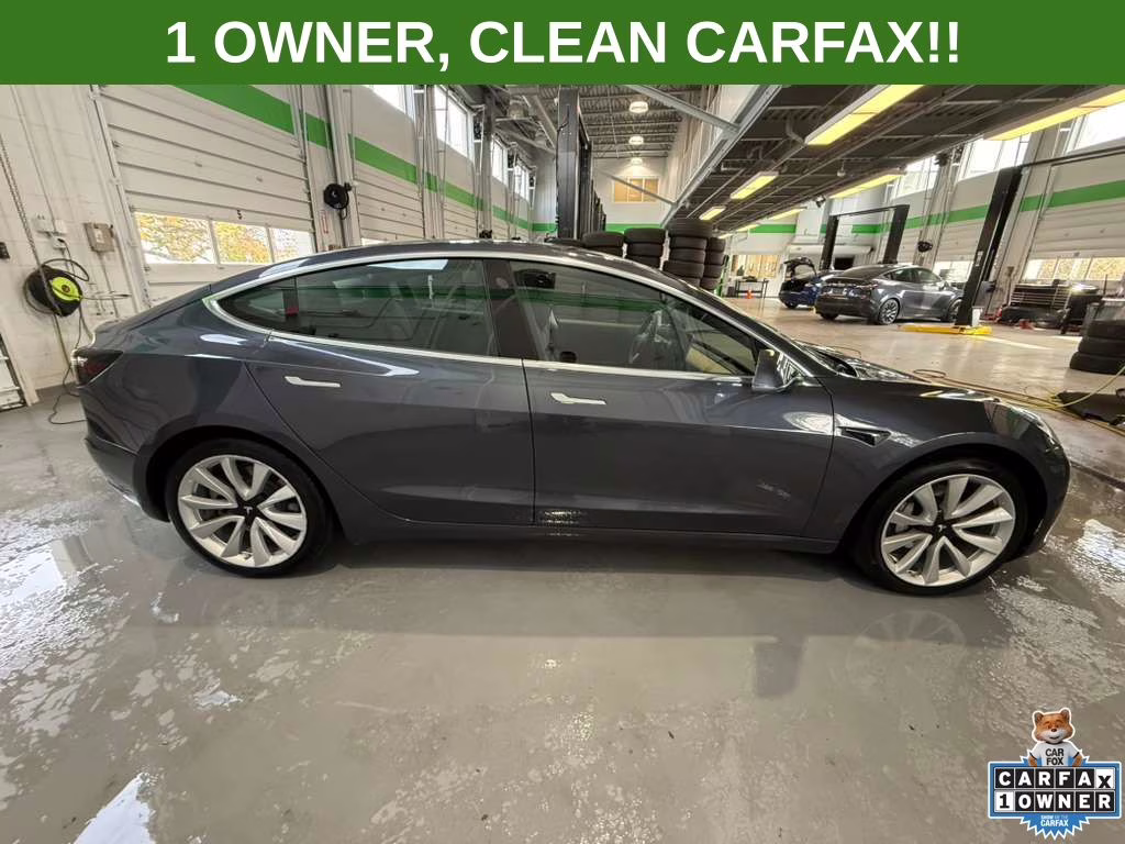 2020 Midnight Silver Metallic Tesla Model 3 Long Range AWD Sedan
