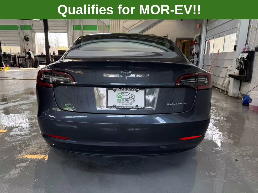 2020 Midnight Silver Metallic Tesla Model 3 Long Range AWD Sedan