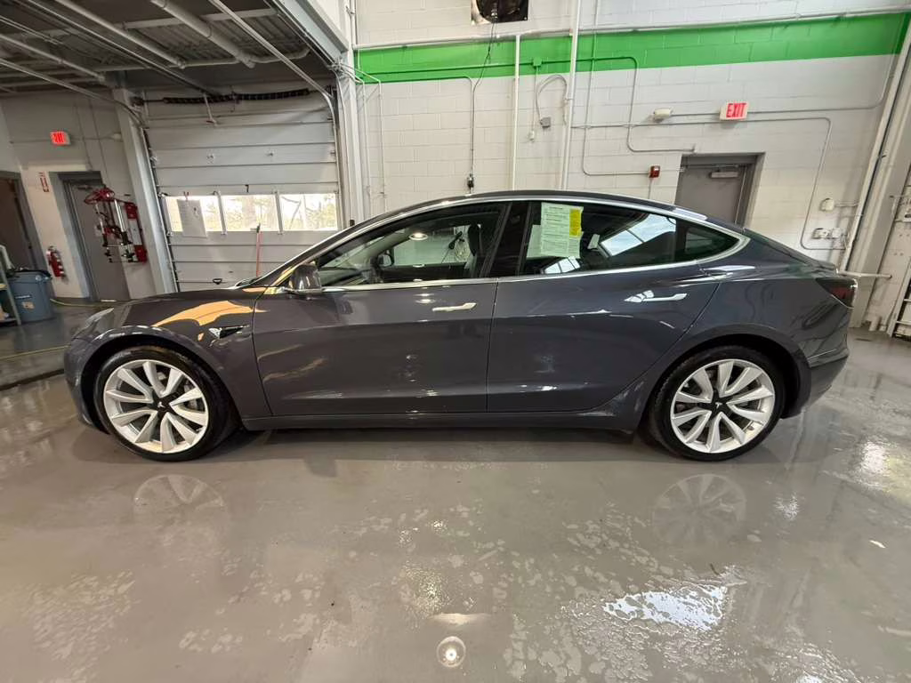 2020 Midnight Silver Metallic Tesla Model 3 Long Range AWD Sedan