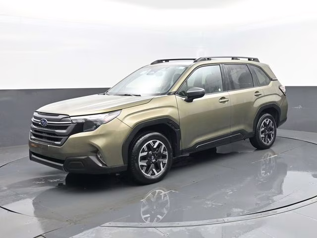 2025 Autumn Green Metallic Subaru Forester Premium AWD SUV
