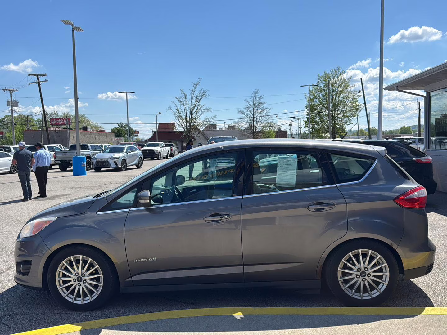 2014 Sterling Gray Metallic Ford C-Max Hybrid SEL FWD Hatchback