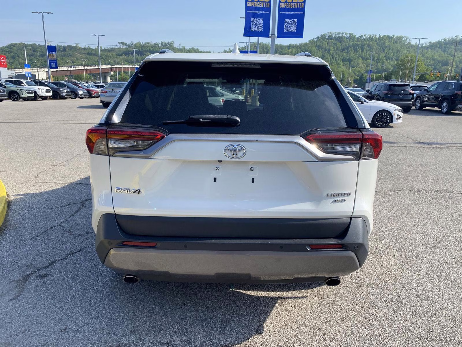 2020 Blizzard Pearl Toyota RAV4 Limited AWD SUV