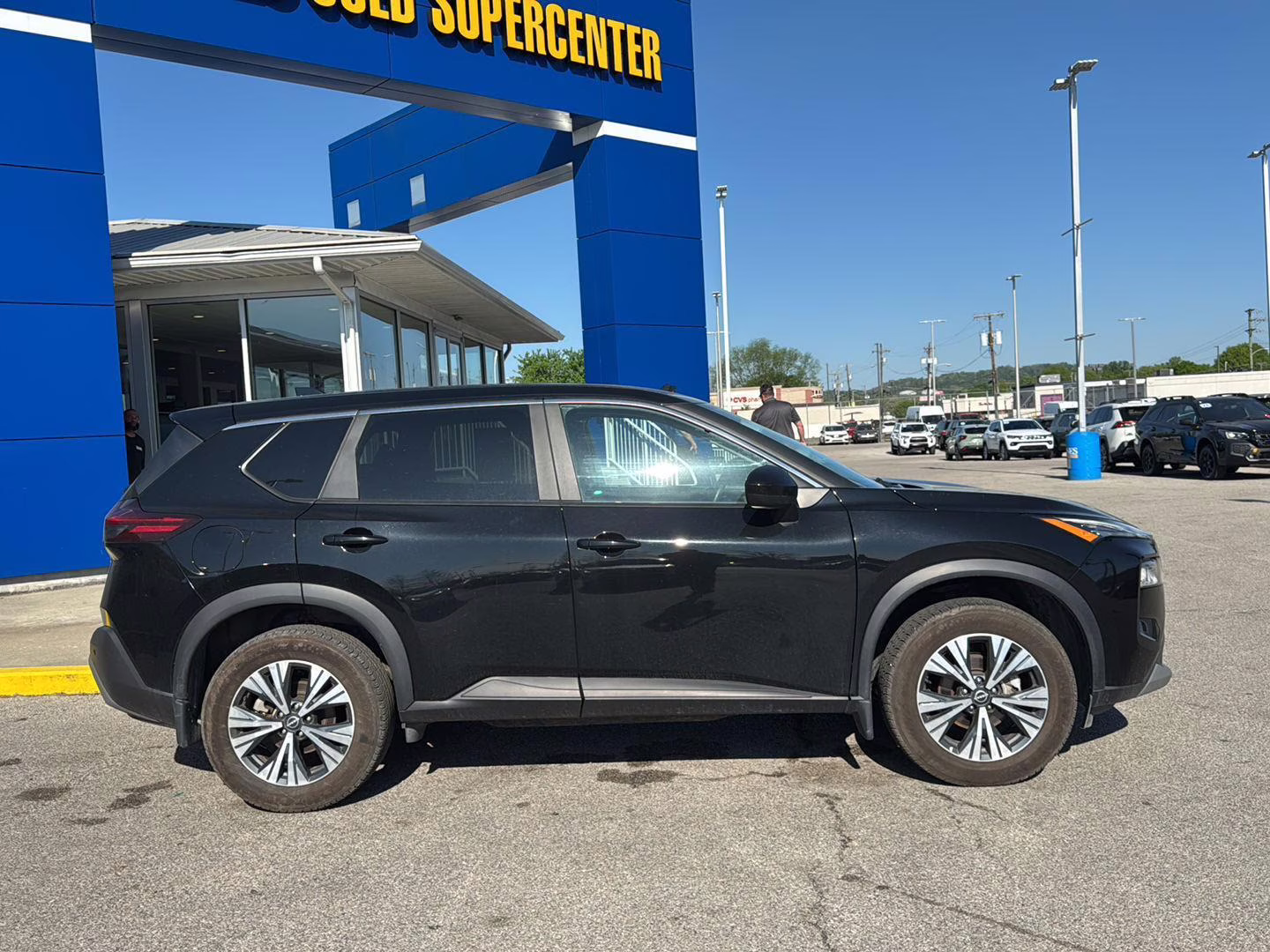 2023 Super Black Nissan Rogue SV AWD SUV
