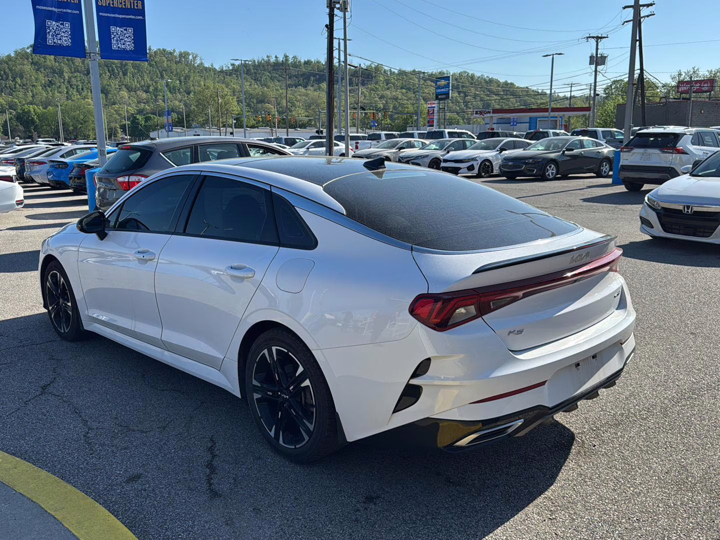 2022 Glacial White Pearl Kia K5 GT-Line AWD Sedan