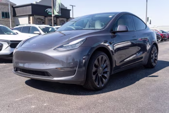 2020 Gray Tesla Model Y Performance AWD SUV