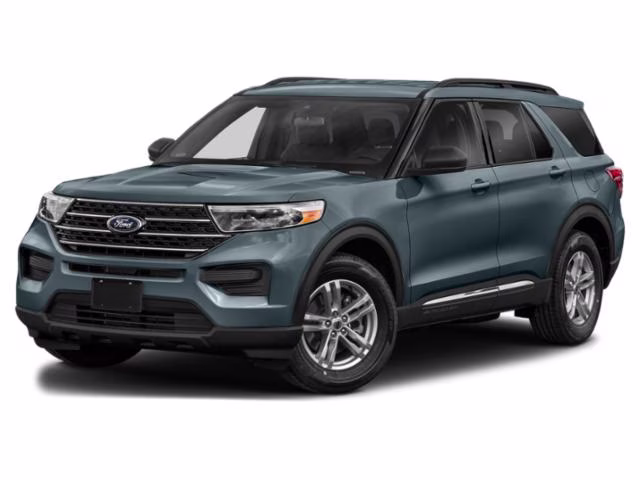 2020 Blue Metallic Ford Explorer XLT RWD SUV