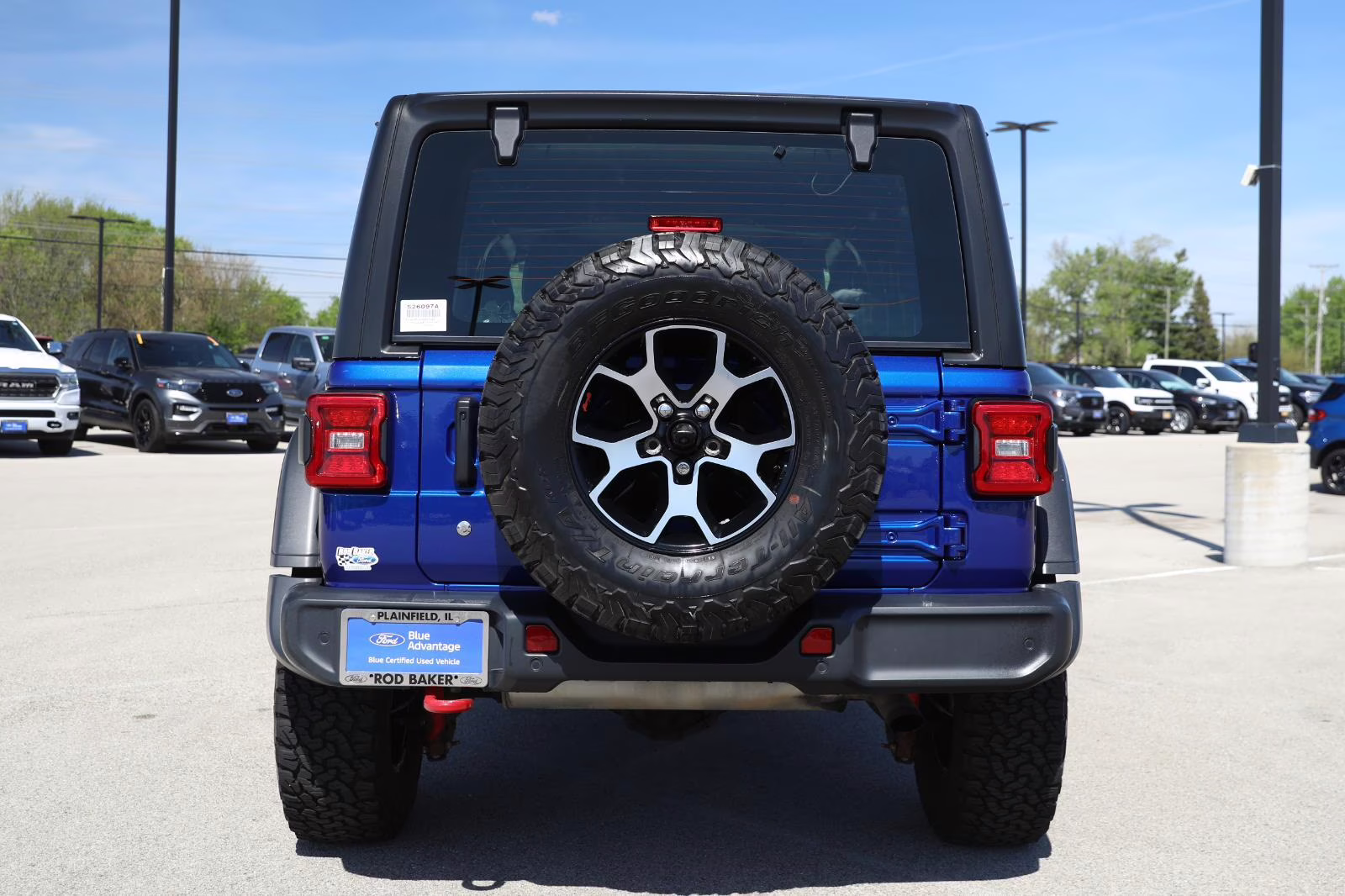 2018 Ocean Blue Metallic Clearcoat Jeep Wrangler Unlimited Rubicon 4X4 SUV