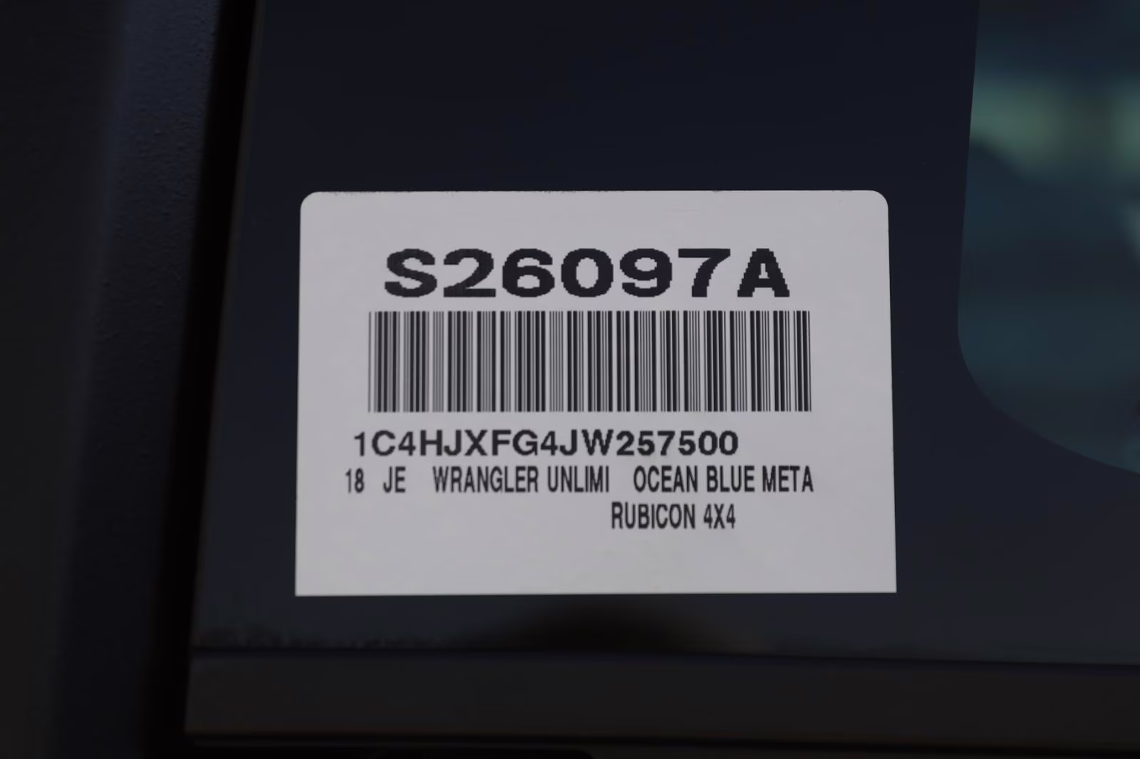 2018 Ocean Blue Metallic Clearcoat Jeep Wrangler Unlimited Rubicon 4X4 SUV