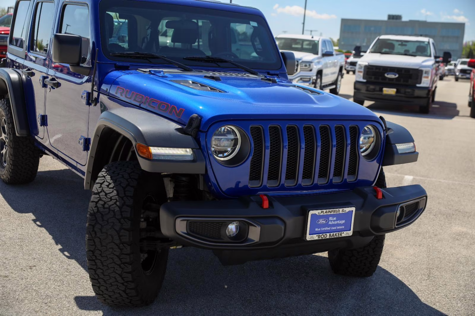 2018 Ocean Blue Metallic Clearcoat Jeep Wrangler Unlimited Rubicon 4X4 SUV