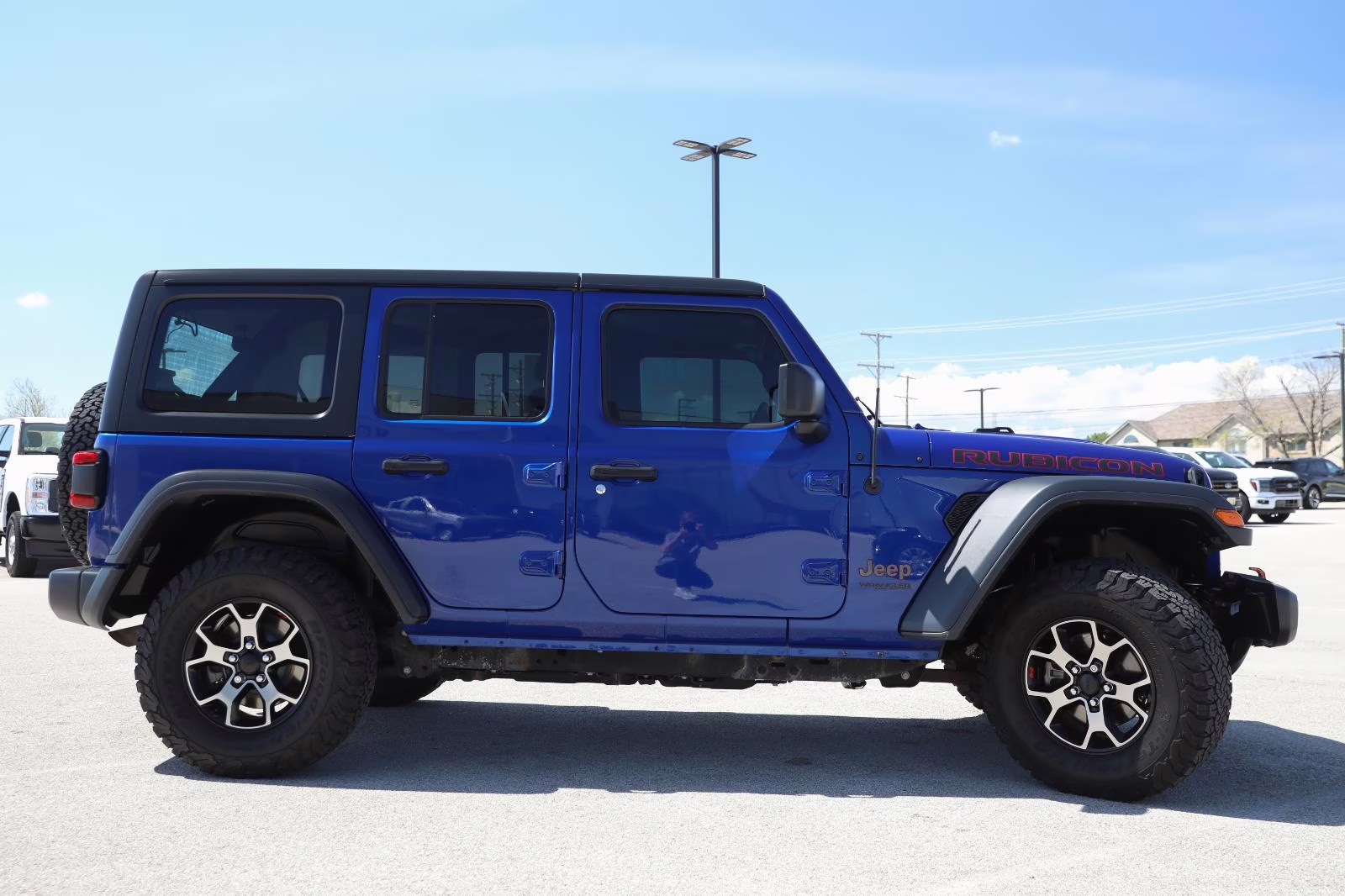 2018 Ocean Blue Metallic Clearcoat Jeep Wrangler Unlimited Rubicon 4X4 SUV