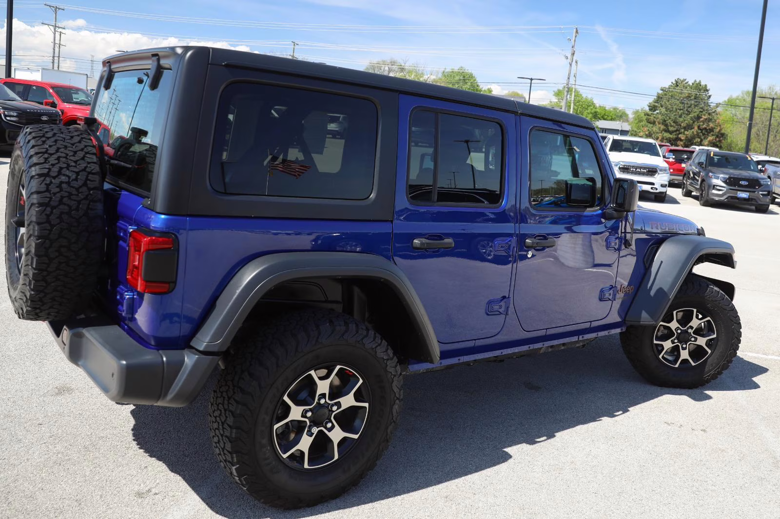 2018 Ocean Blue Metallic Clearcoat Jeep Wrangler Unlimited Rubicon 4X4 SUV