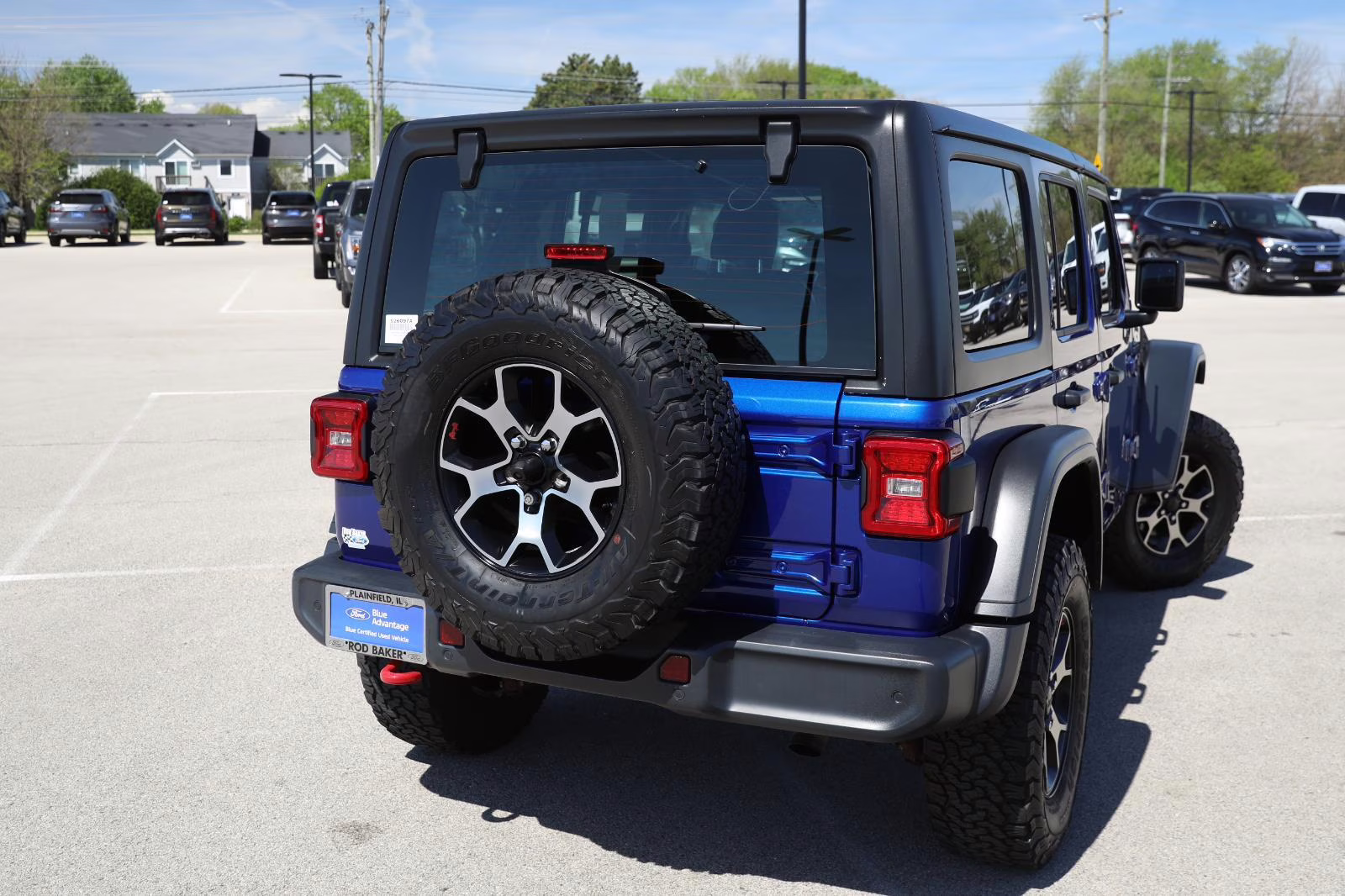2018 Ocean Blue Metallic Clearcoat Jeep Wrangler Unlimited Rubicon 4X4 SUV