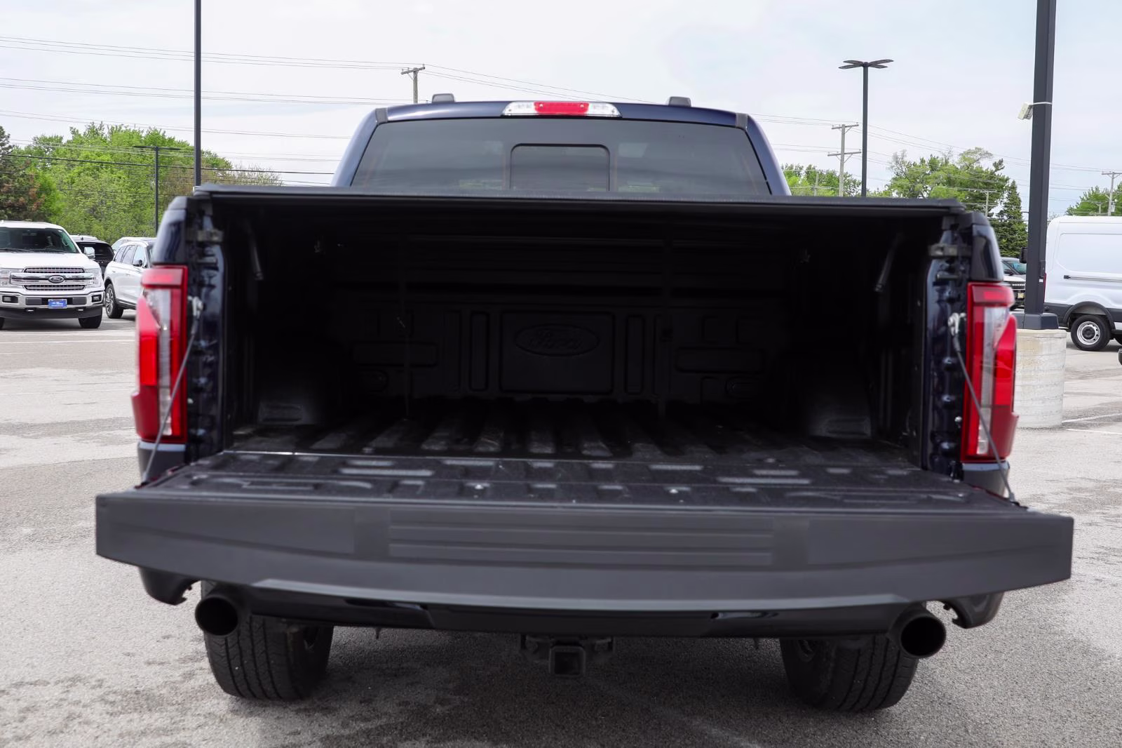 2025 Antimatter Blue Ford F-150 LARIAT 4X4 Truck