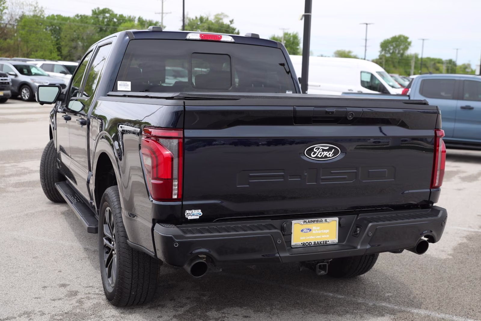 2025 Antimatter Blue Ford F-150 LARIAT 4X4 Truck