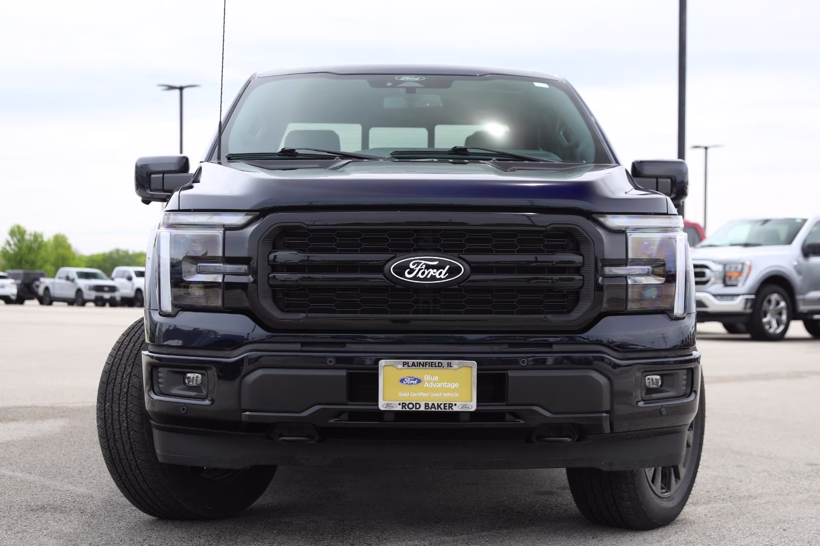 2025 Antimatter Blue Ford F-150 LARIAT 4X4 Truck