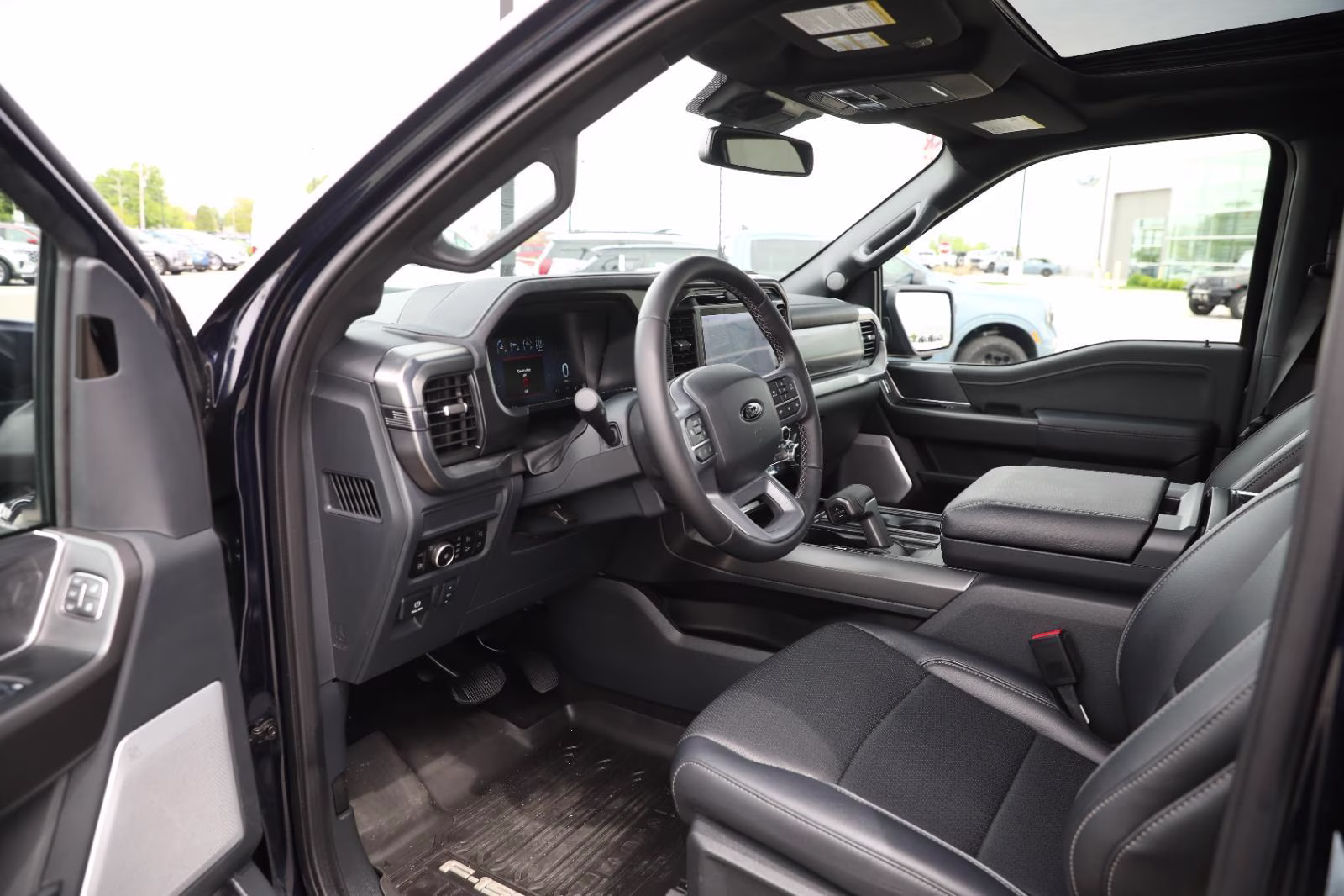 2025 Antimatter Blue Ford F-150 LARIAT 4X4 Truck