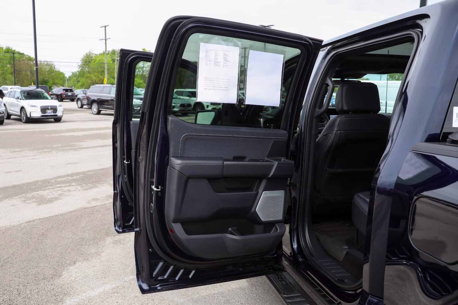 2025 Antimatter Blue Ford F-150 LARIAT 4X4 Truck