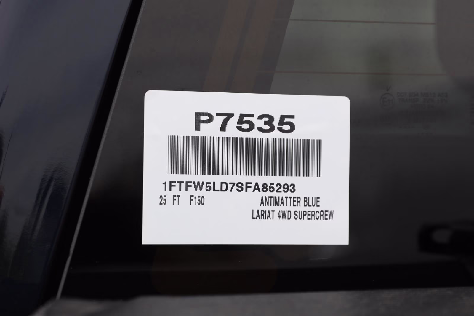 2025 Antimatter Blue Ford F-150 LARIAT 4X4 Truck