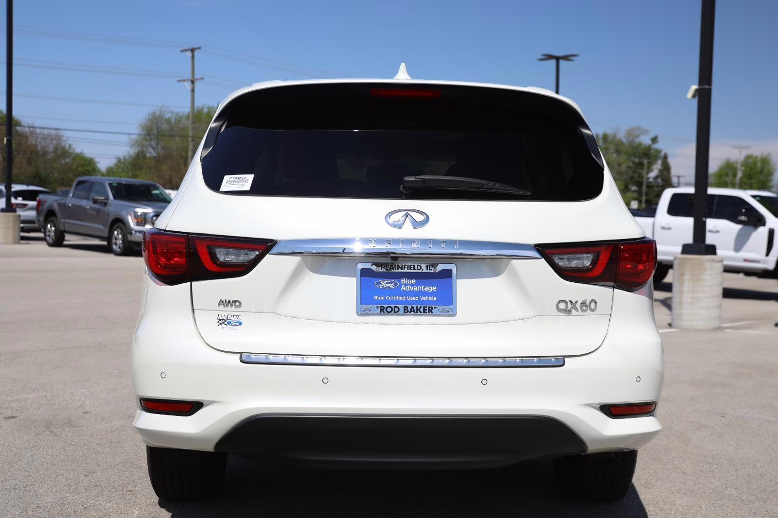 2019 Majestic White INFINITI QX60 LUXE AWD 2019.5