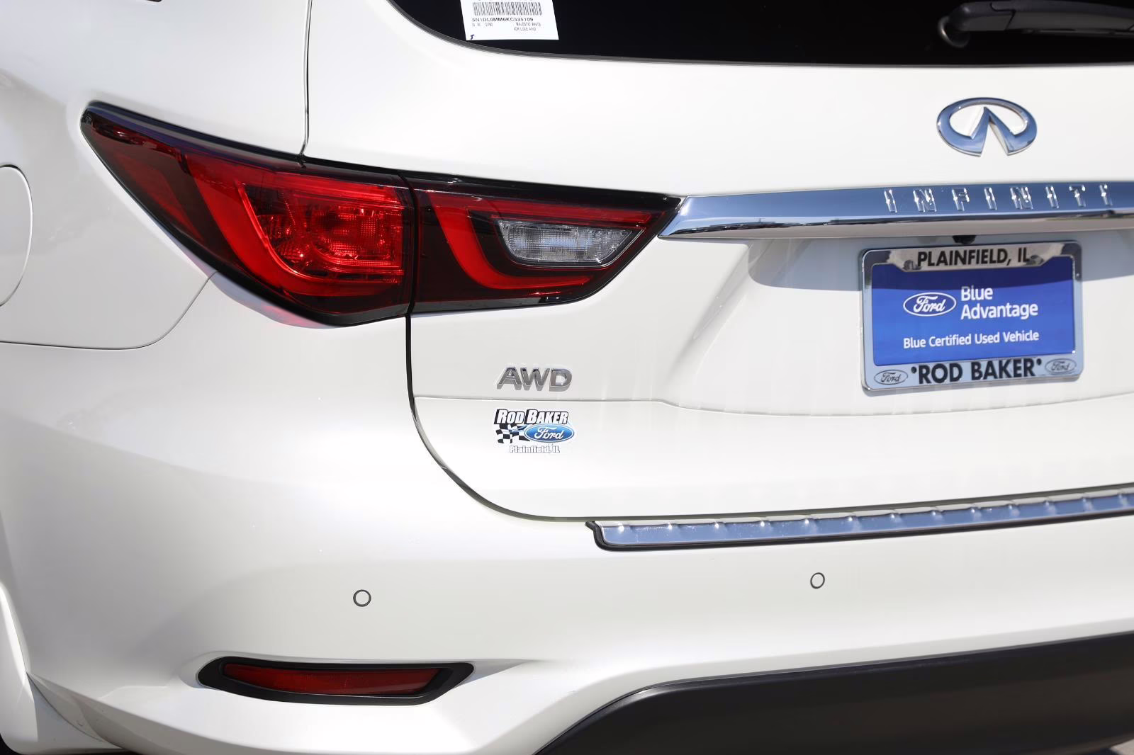 2019 Majestic White INFINITI QX60 LUXE AWD 2019.5