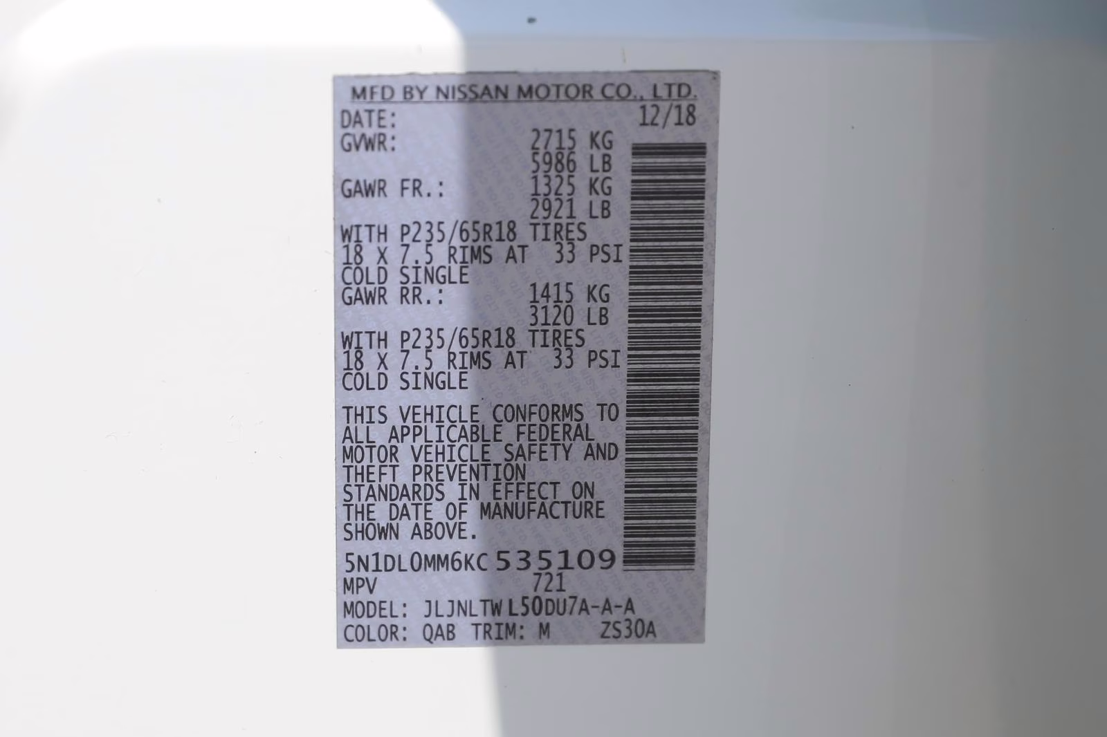 2019 Majestic White INFINITI QX60 LUXE AWD 2019.5