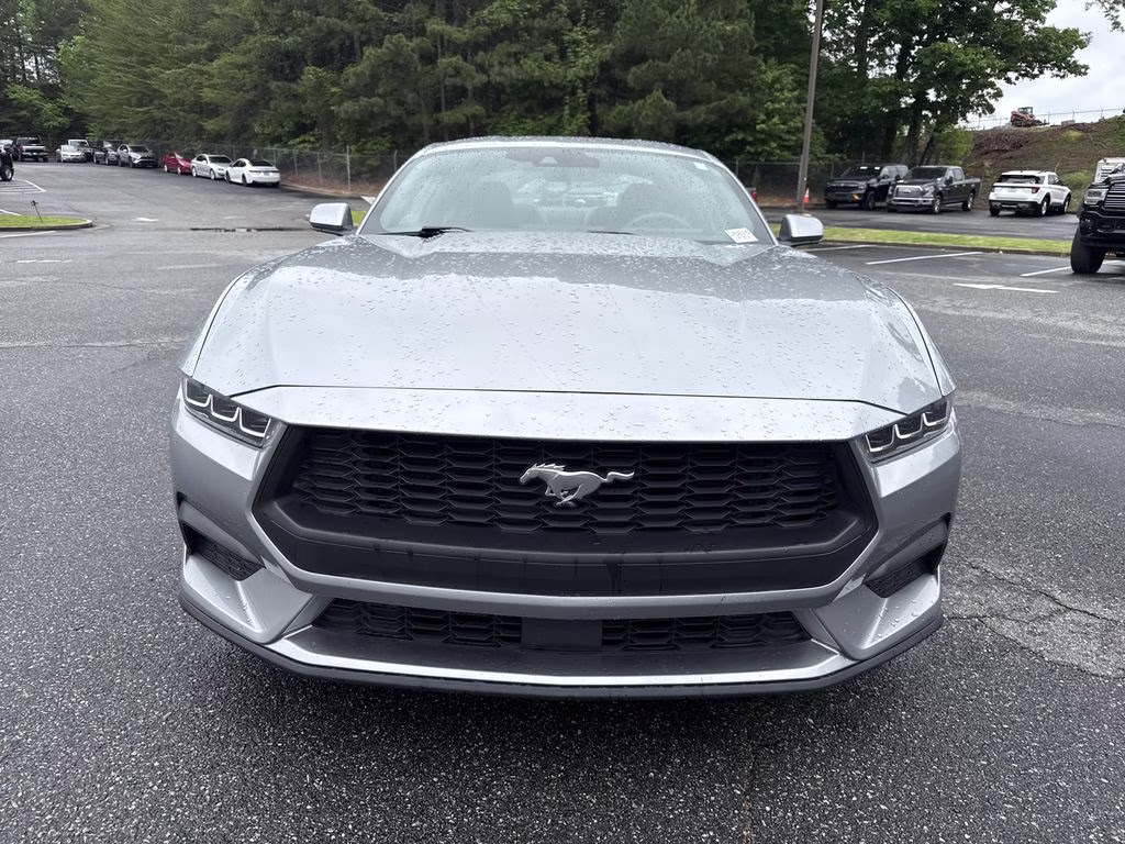 2024 Iconic Silver Metallic Ford Mustang EcoBoost RWD Coupe
