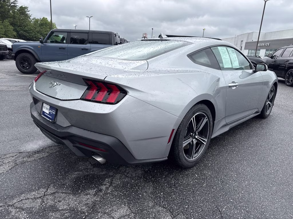 2024 Iconic Silver Metallic Ford Mustang EcoBoost RWD Coupe