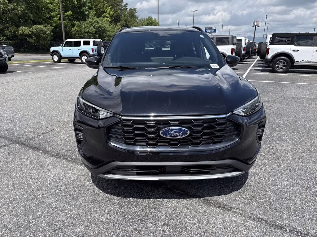 2025 Agate Black Metallic Ford Escape Hybrid ST-Line Select AWD SUV