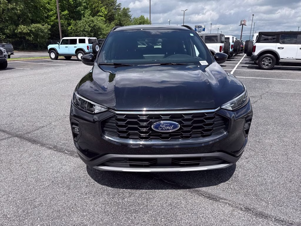 2025 Agate Black Metallic Ford Escape Hybrid ST-Line Select AWD SUV