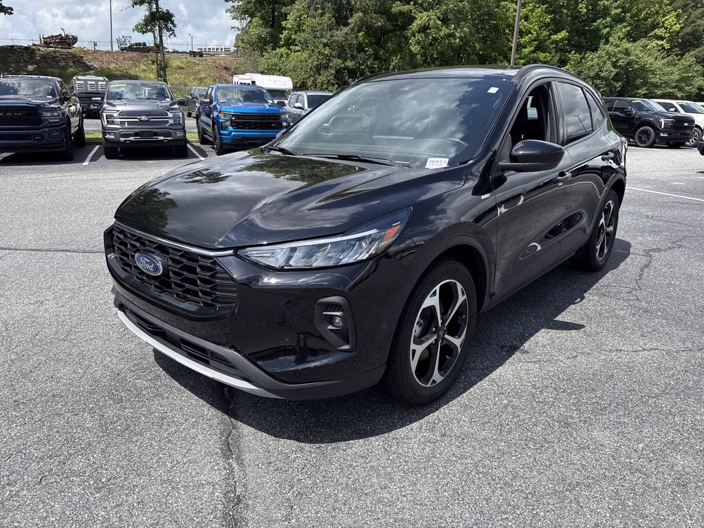 2025 Agate Black Metallic Ford Escape Hybrid ST-Line Select AWD SUV