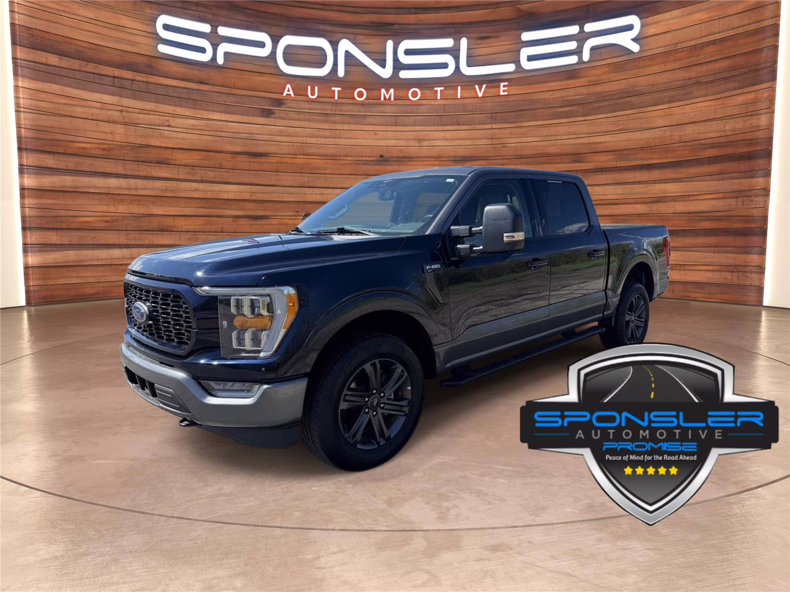 2023 Antimatter Blue Metallic Ford F-150 XLT 4X4 Truck