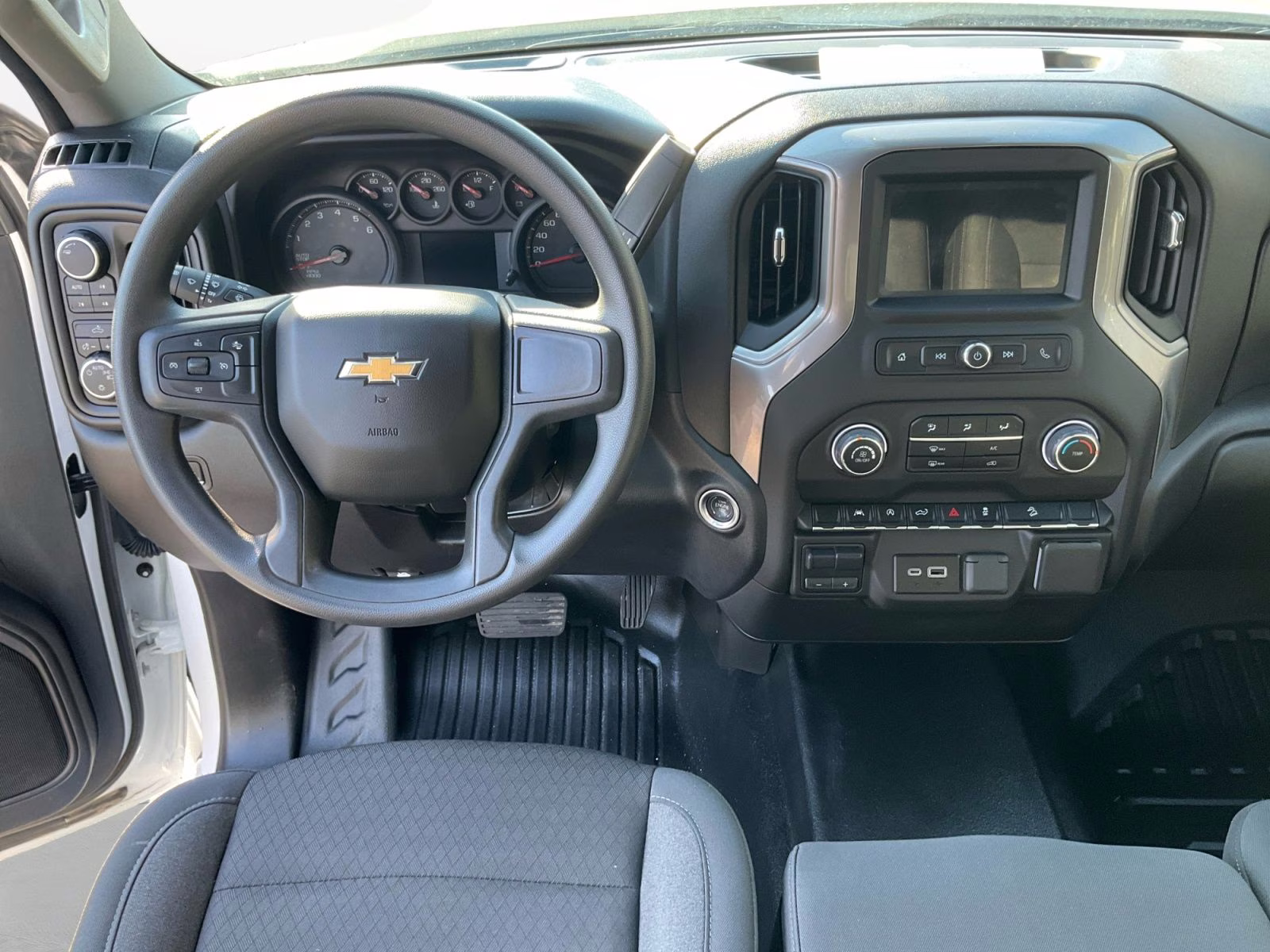 2025 Summit White Chevrolet Silverado 1500 WT 4X4 Truck