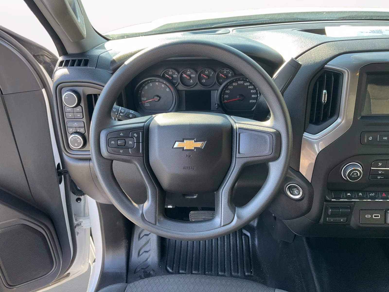2025 Summit White Chevrolet Silverado 1500 WT 4X4 Truck