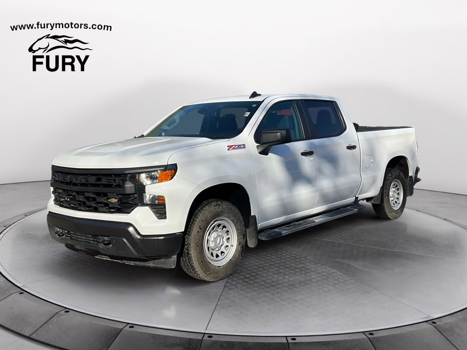 2025 Summit White Chevrolet Silverado 1500 WT 4X4 Truck