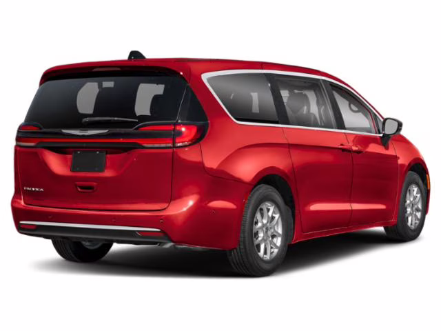 2026 Red Hot Pearlcoat Chrysler Pacifica Select AWD Van