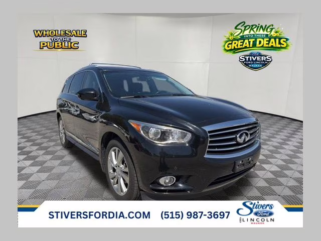 2015 Black Obsidian INFINITI QX60 Base AWD SUV