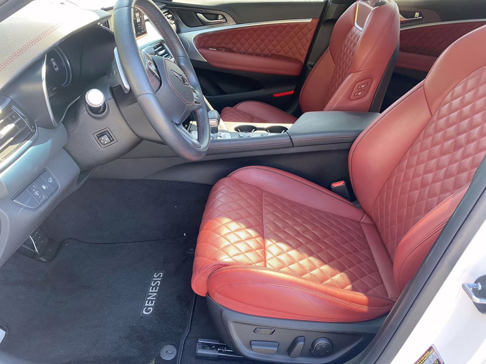 2025 Alta White Genesis G70 3.3T Sport Advanced RWD Sedan