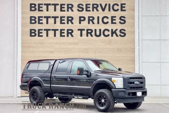 2015 Black Ford Super Duty F-350 SRW Platinum 4X4 Truck