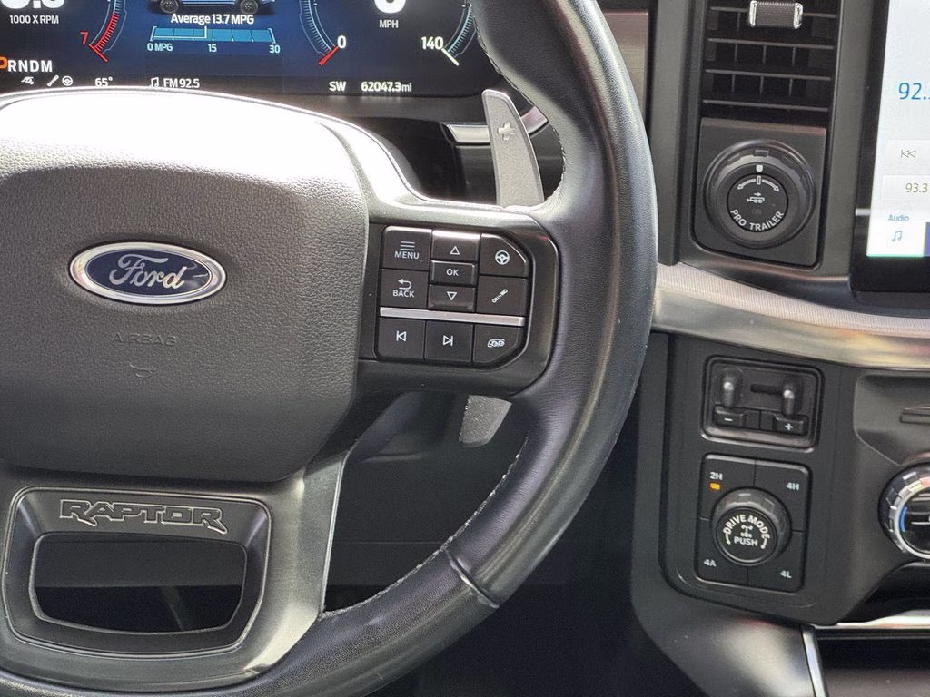 2022 Blue Metallic Ford F-150 Raptor 4X4 Truck