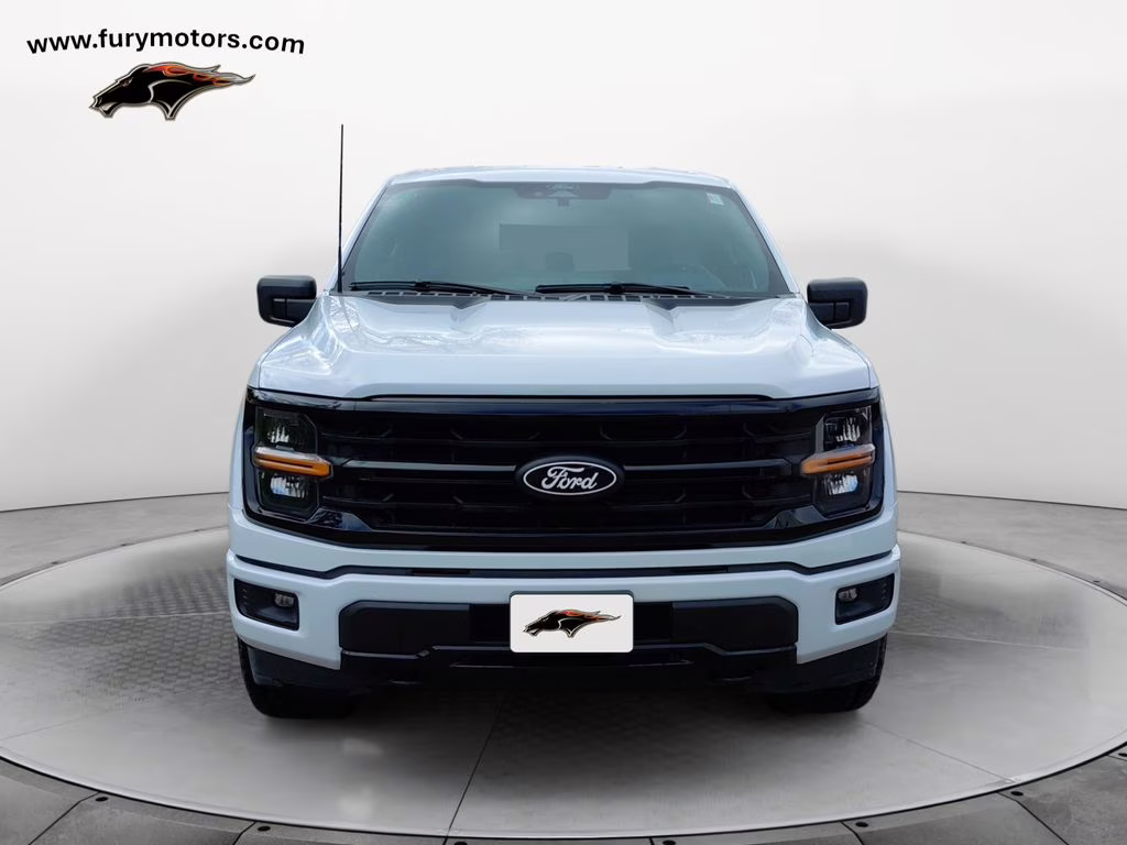 2025 Oxford White Ford F-150 XLT  w/Black Appearance Package 4X4 Truck