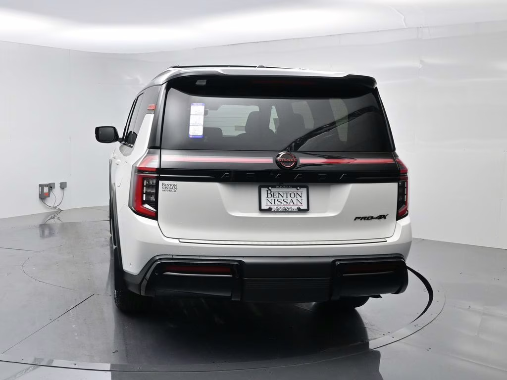 2026 Aspen White/Super Black Nissan Armada PRO-4X 4X4 SUV