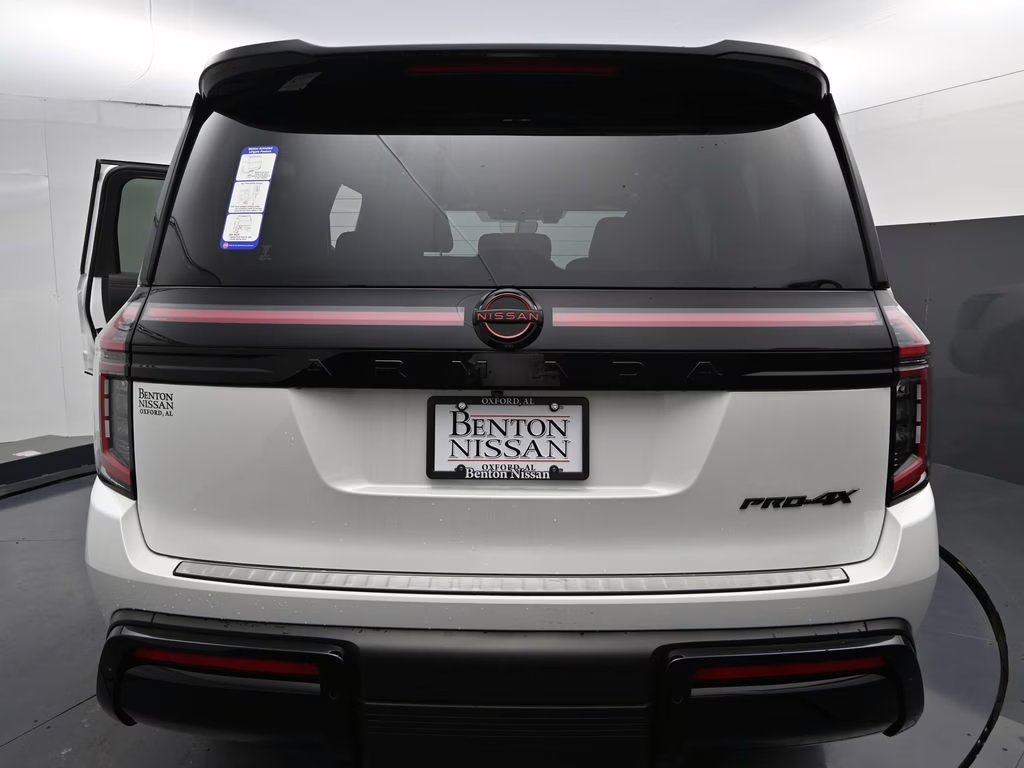2026 Aspen White/Super Black Nissan Armada PRO-4X 4X4 SUV